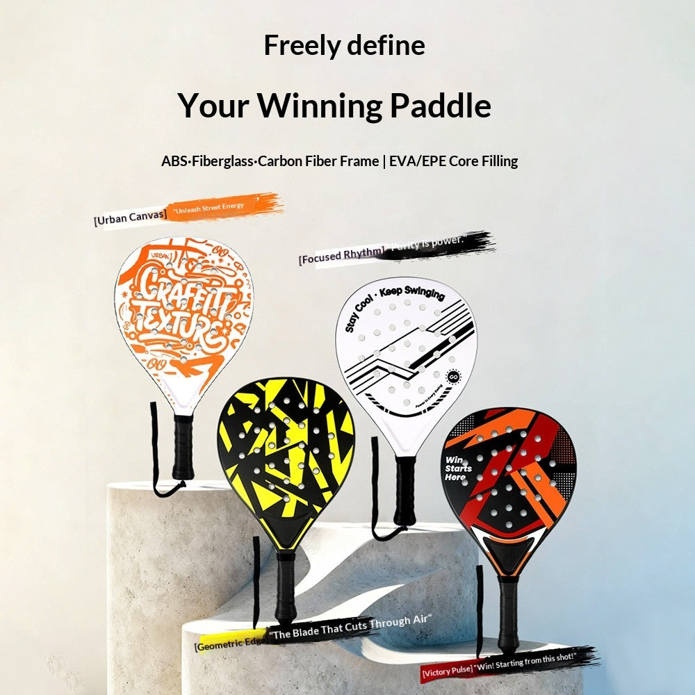 Raquette de padel en fibre de carbone