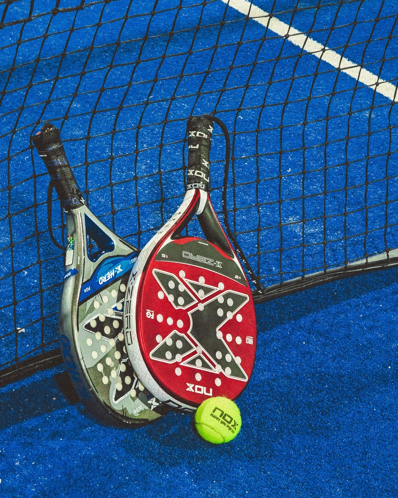 Raquette de padel en fibre de carbone